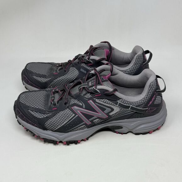 New Balance 411v2 All Terrain Shoes Womens 9 D Wide Gray Running Trail Sneakers - Picture 4 of 15